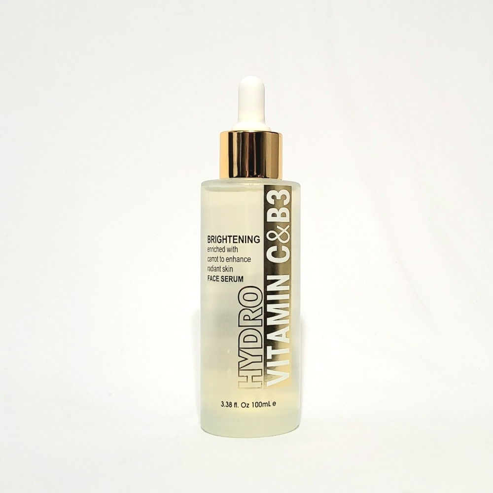 Hydro Vitamin C & B3 Brightening Face Serum With Carrot Extract. 3.38 Fl Oz